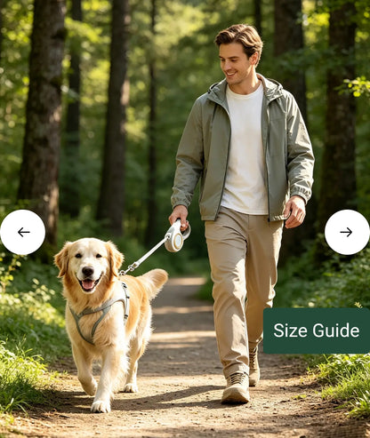 Automatic Retractable Dog Leash - Dual Size Options with Brake & Lock Safety System